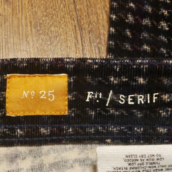 Pilcro and letterpress stretch corduroy pants euc - Picture 4 of 10